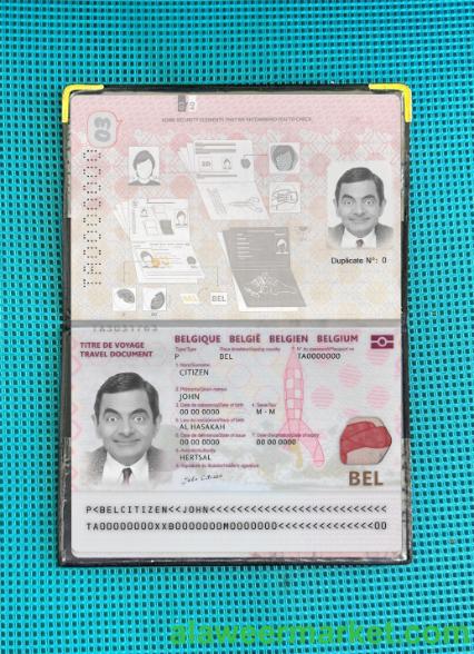 Belgium passport 2022-present photolook